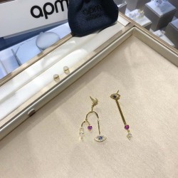 APM Monaco Gold Lucky Earrings For W Jewelry