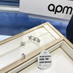APM Monaco Meteor Pearl Stud Earrings W JewelryAE10118OX 