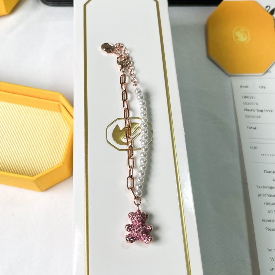 Swarovski Teddy Bear Pearl Bracelet For W Jewelry 5669169