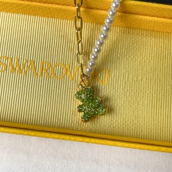 Swarovski Teddy Green Bear Pearl Bracelet For W Jewelry 5669167 